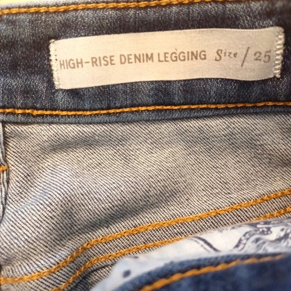 Pilcro by Anthropologie jeans High rise legging size 25 - Picture 5 of 10